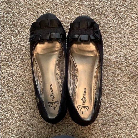fergalicious black flats